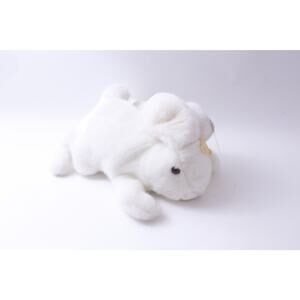 Geppeddo, White Rabbit, Deluxe Puppet, 11", Plush, Soft, Toy, Figure, Vintage
